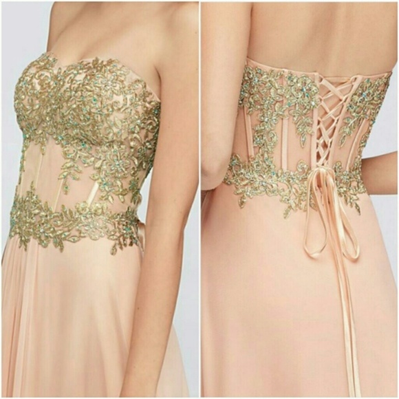 🍒NWT🍒 BLONDIE NITES CORSET BALL GOWN - Picture 4 of 8